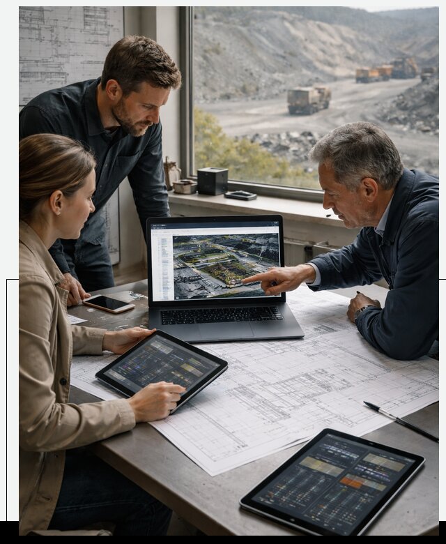 Разработка и внедрение систем для горнодобычи в Гае