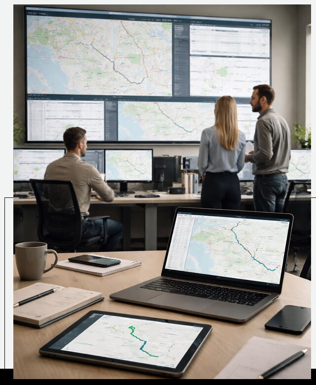 Трекинг грузов и Fleet Management, мониторинг автопарка в Гае