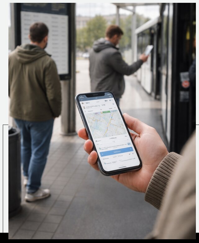 Мобильное приложение для пассажиров в Гае с оплатой и расписанием